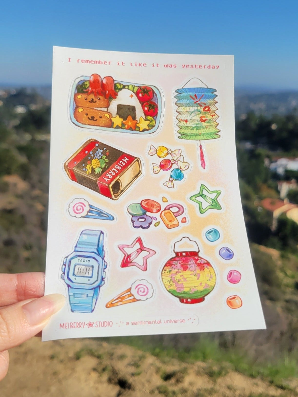 Yesterday's Treasures ୨ৎ Trinket Sticker Sheet