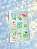 Summer Clovers ୨ৎ Trinket Sticker Sheet