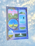 Liminal worlds ୨ৎ Y2K Sticker Sheet