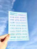 Kaomoji Emotes  ୨ৎ  Mood Sticker Sheet