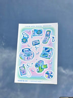 Digital Nostalgia [Light Mode] ୨ৎ  Y2K Sticker Sheet