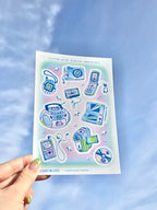 Digital Nostalgia [Light Mode] ୨ৎ  Y2K Sticker Sheet