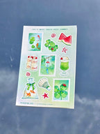 Summer Clovers ୨ৎ Trinket Sticker Sheet