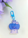 Buff Panda 𖦹 ASCII Acrylic charm