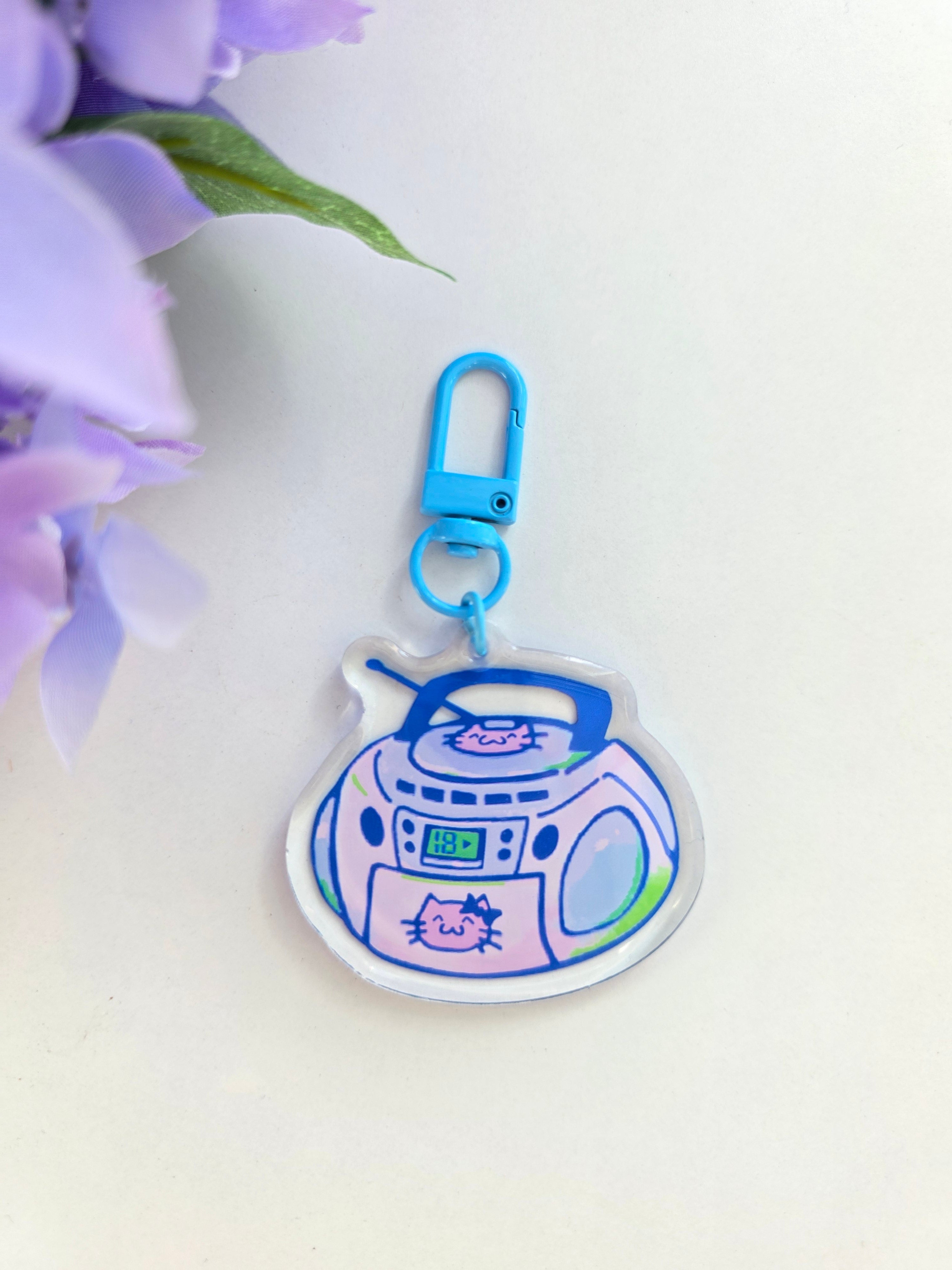 Nostalgic CD Player 𖦹 Acrylic charm