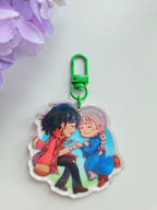 Sophie & Howl 𖦹 Ghibli Couples Acrylic charm