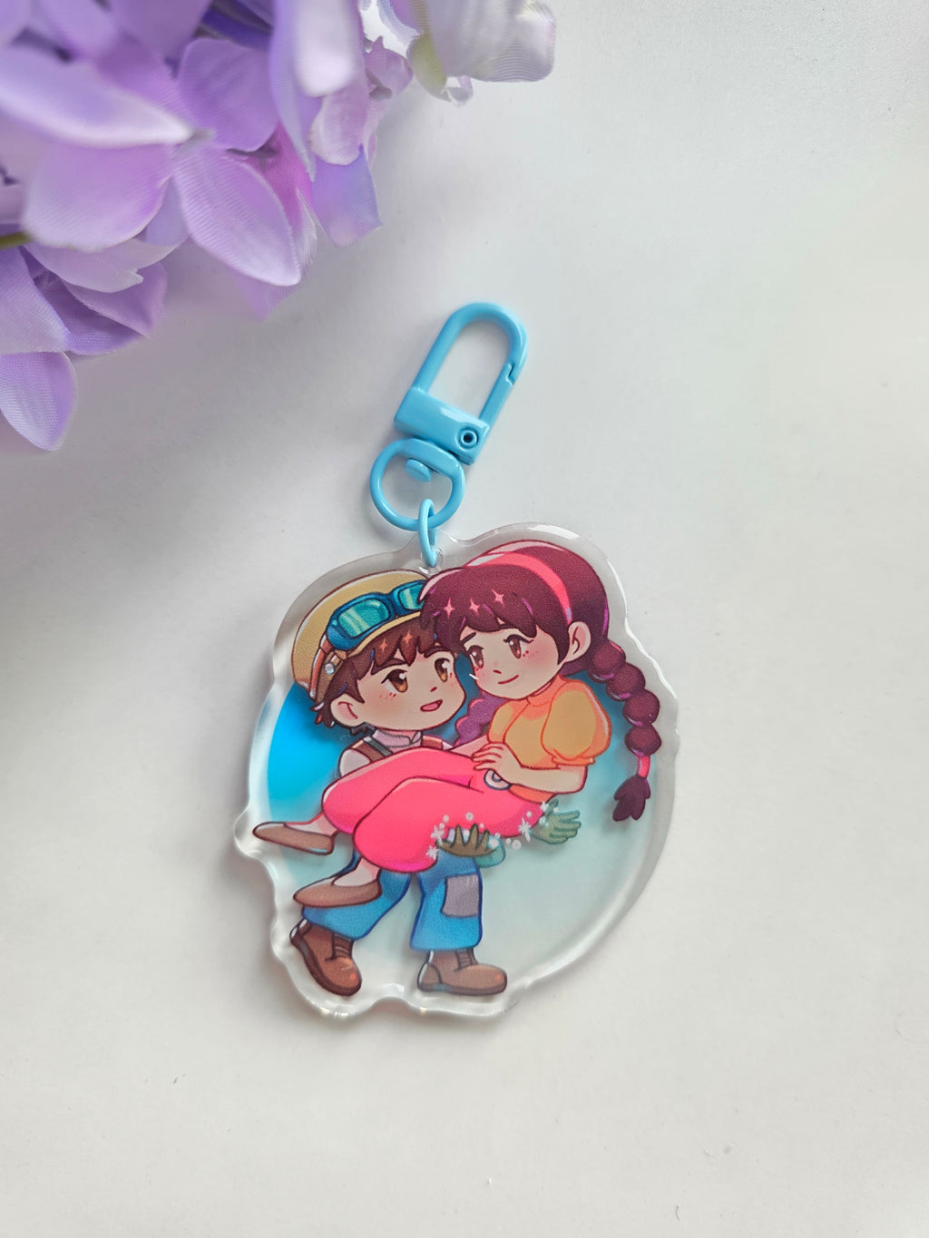 Sheeta & Pazu 𖦹 Ghibli Couples Acrylic charm