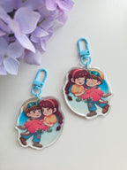 Sheeta & Pazu 𖦹 Ghibli Couples Acrylic charm