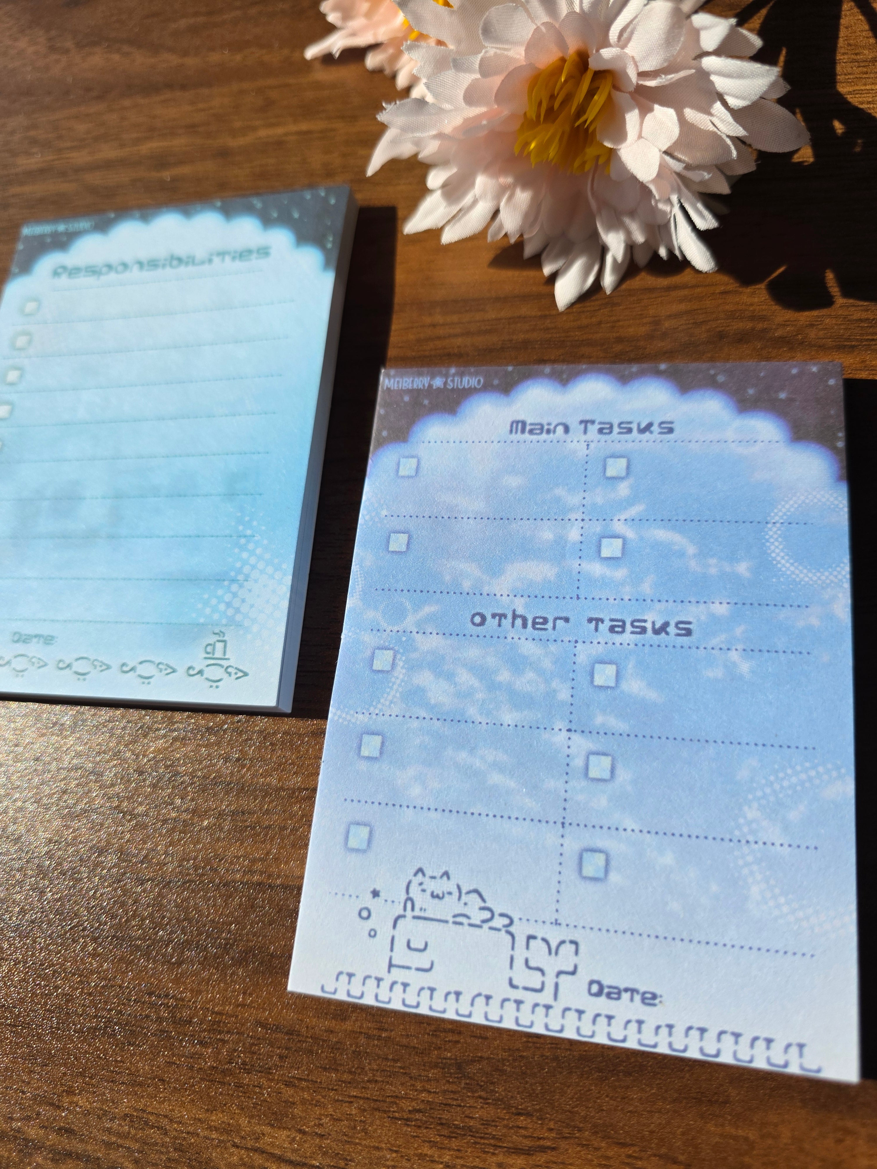 Daily To-Do's ୨ৎ Memo Pad Bundle