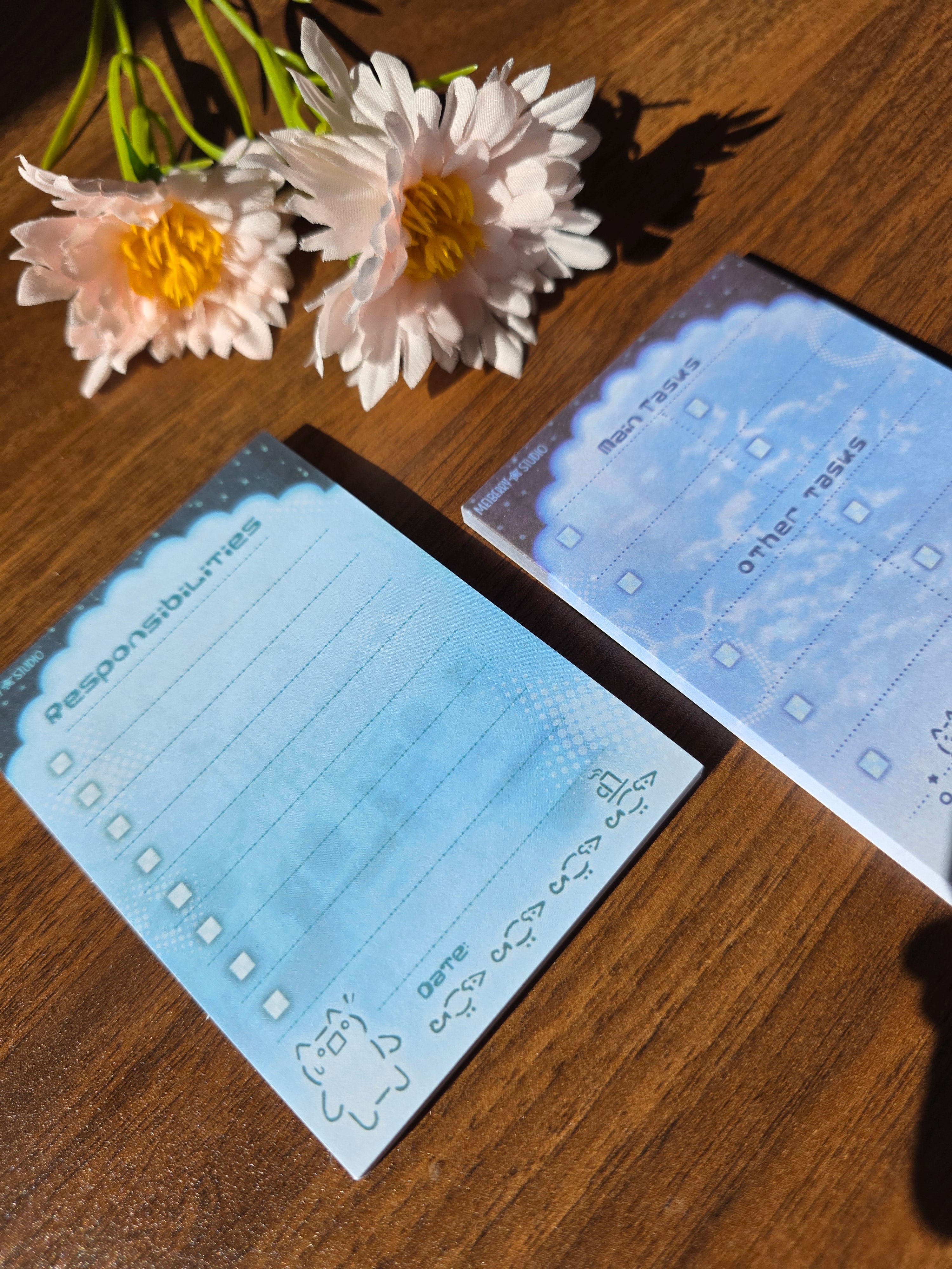 Daily To-Do's ୨ৎ Memo Pad Bundle