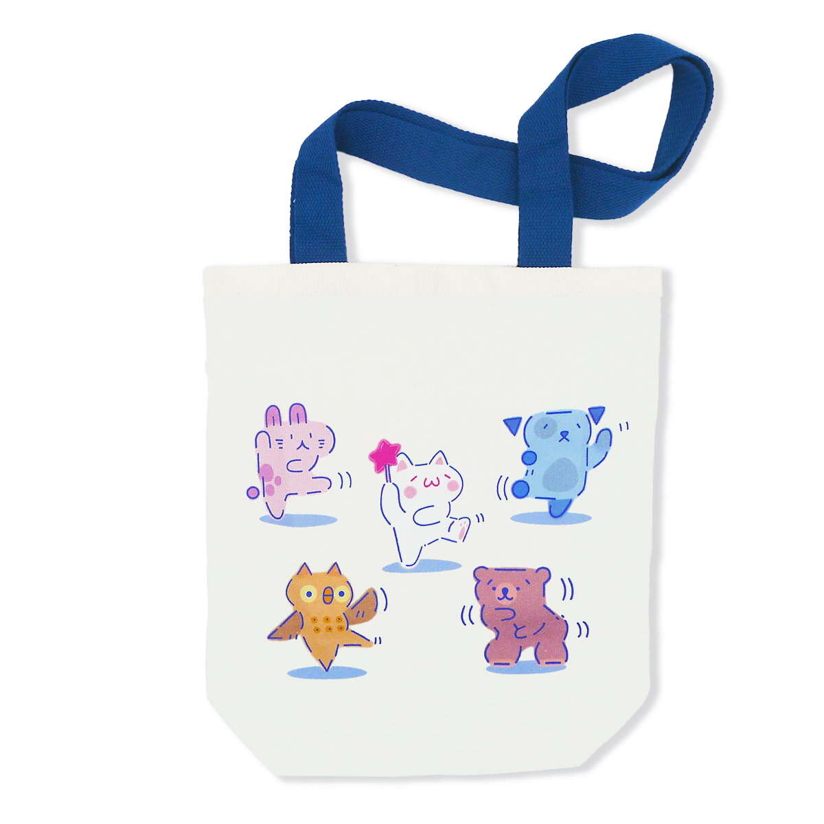Dancing ASCII ୨ৎ Small Tote Bag