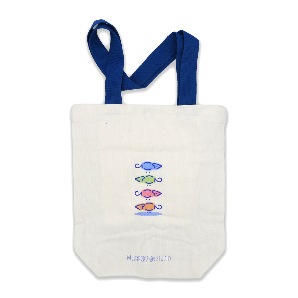 Dancing ASCII ୨ৎ Small Tote Bag