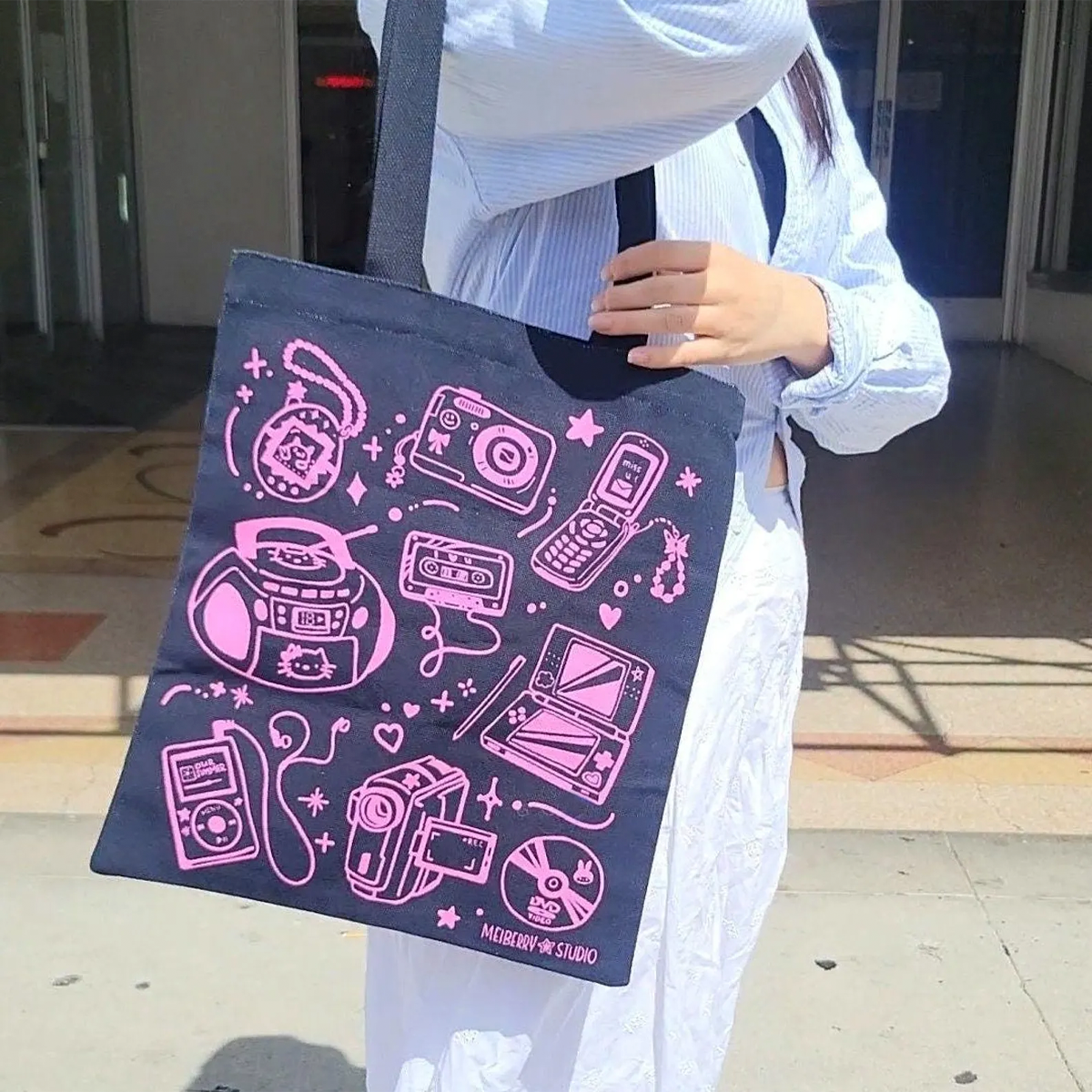 Digital Nostalgia ୨ৎ Tote Bag