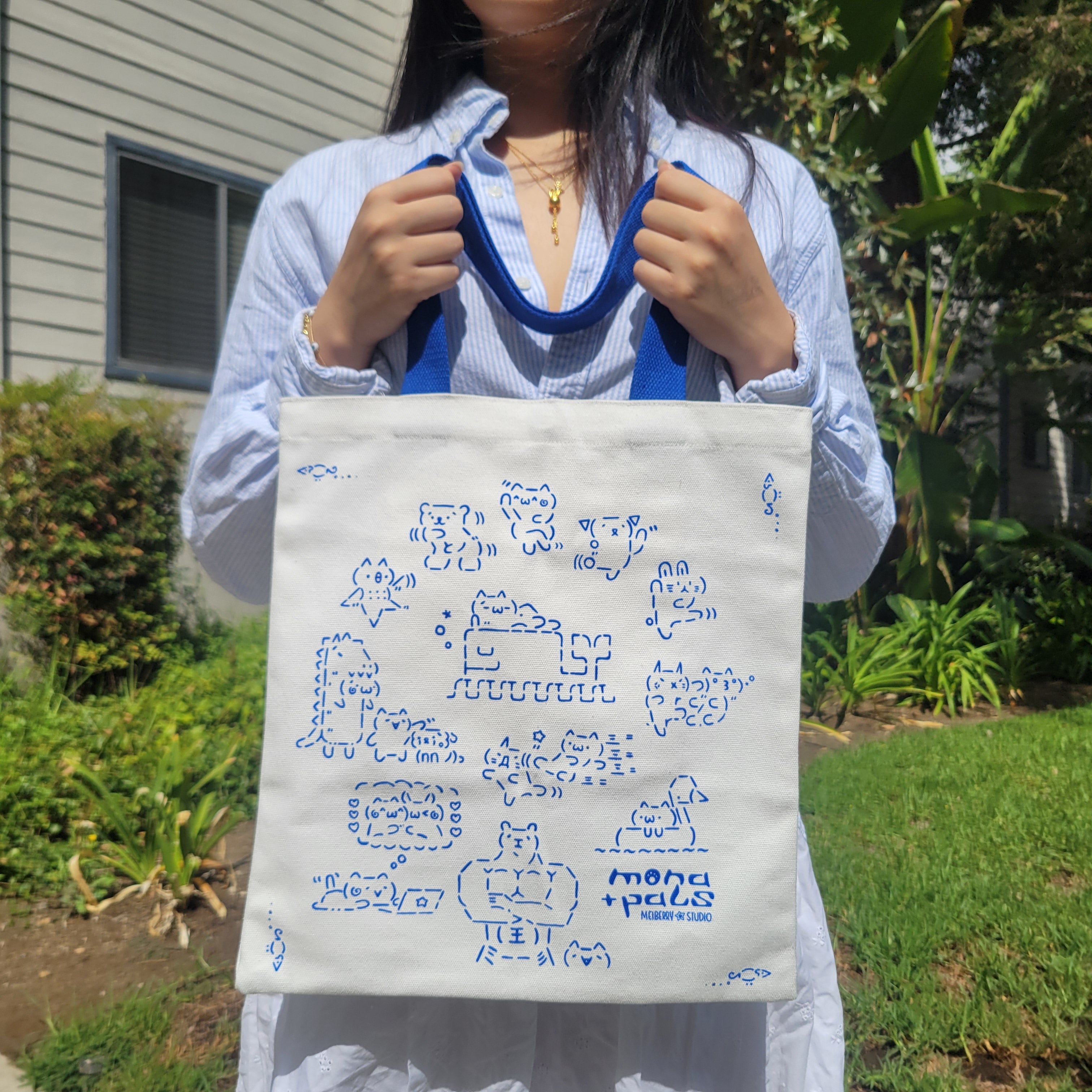 Mona + Pals ASCII ୨ৎ Tote Bag