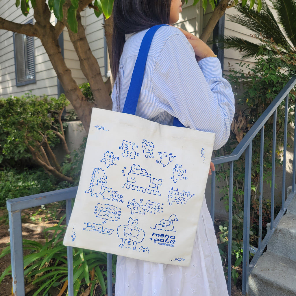 Mona + Pals ASCII ୨ৎ Tote Bag