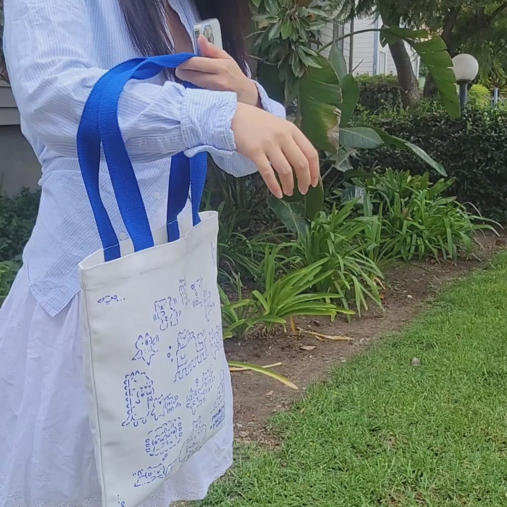 Mona + Pals ASCII ୨ৎ Tote Bag