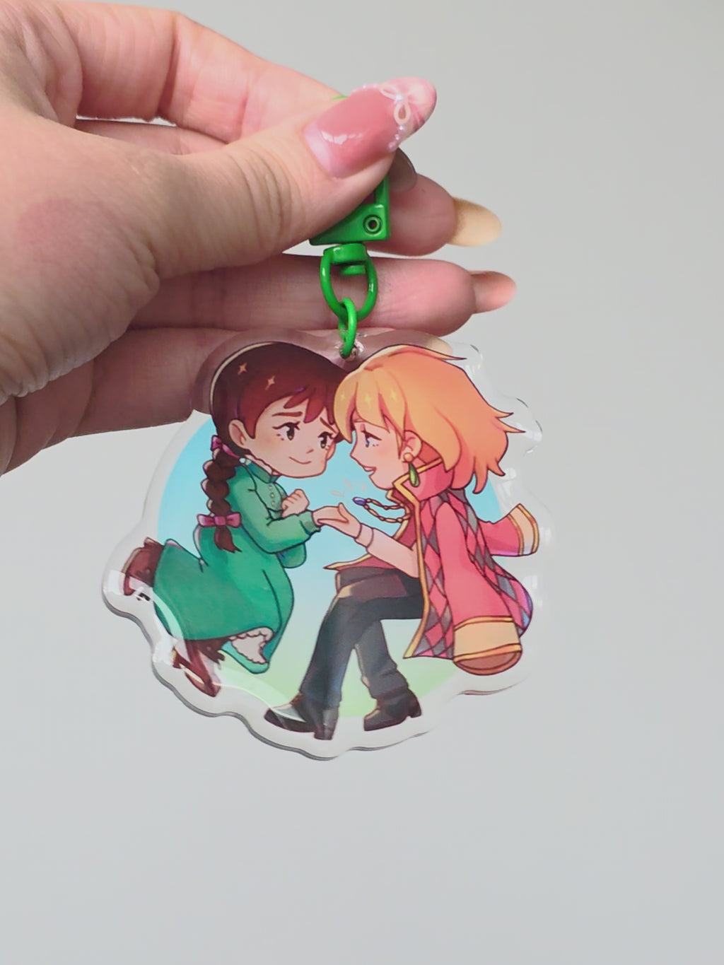 Sophie & Howl 𖦹 Ghibli Couples Acrylic charm
