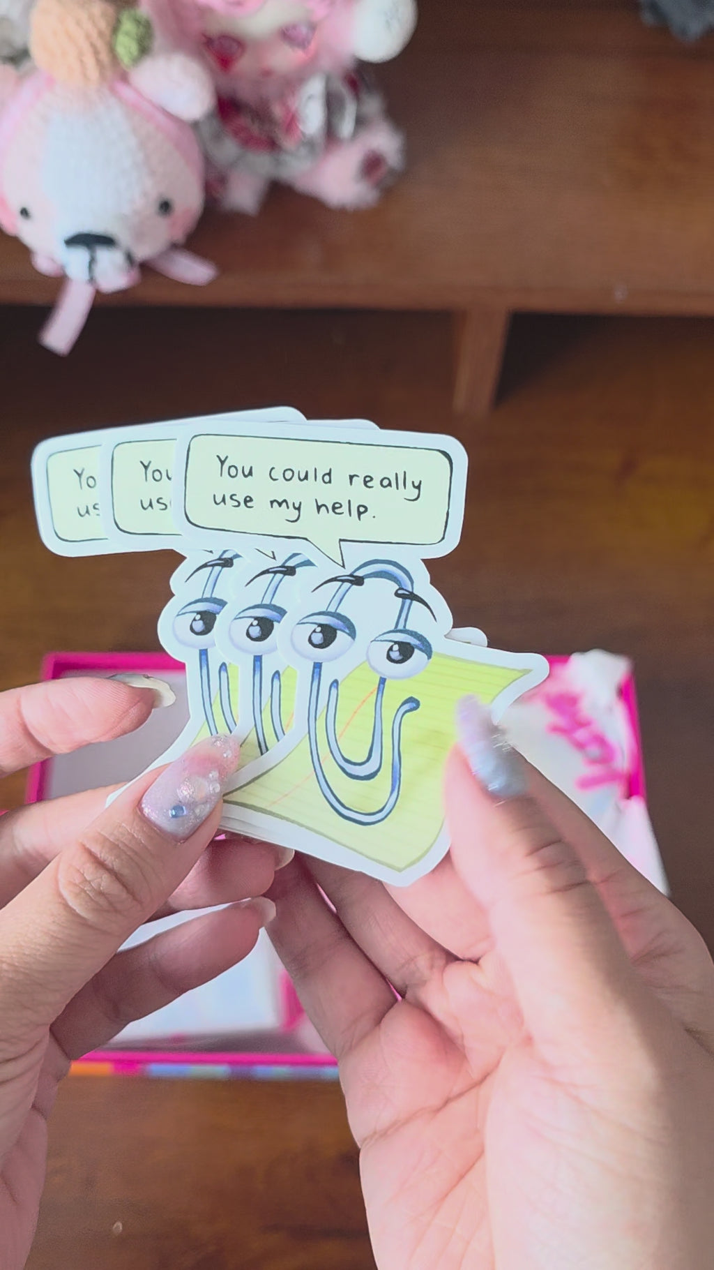 Clippy Offering ୨ৎ  Sticker