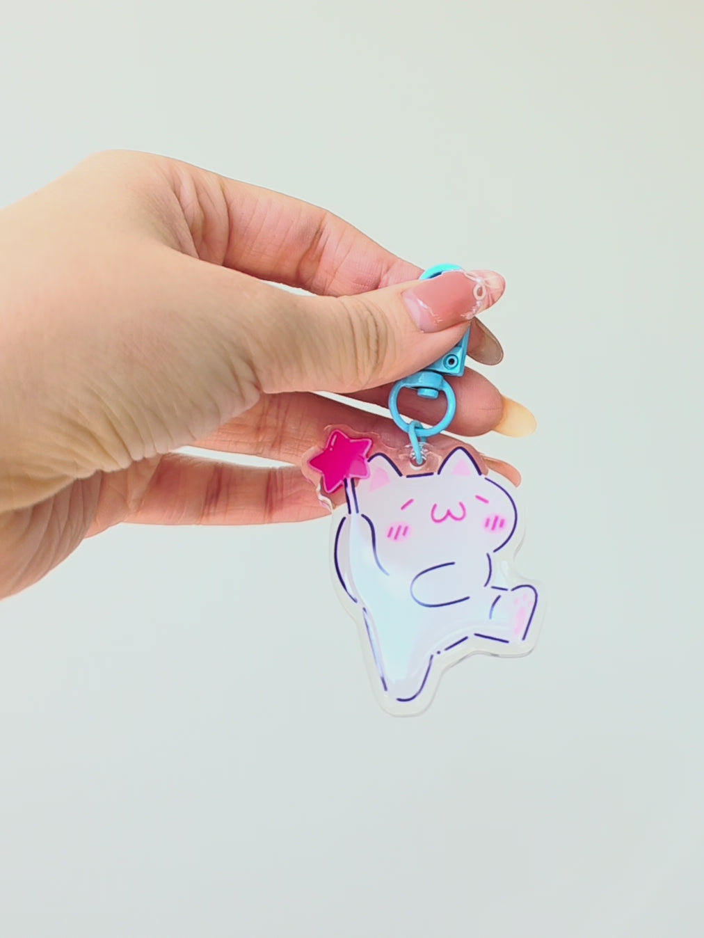 Mona's Wand 𖦹 ASCII Acrylic charm