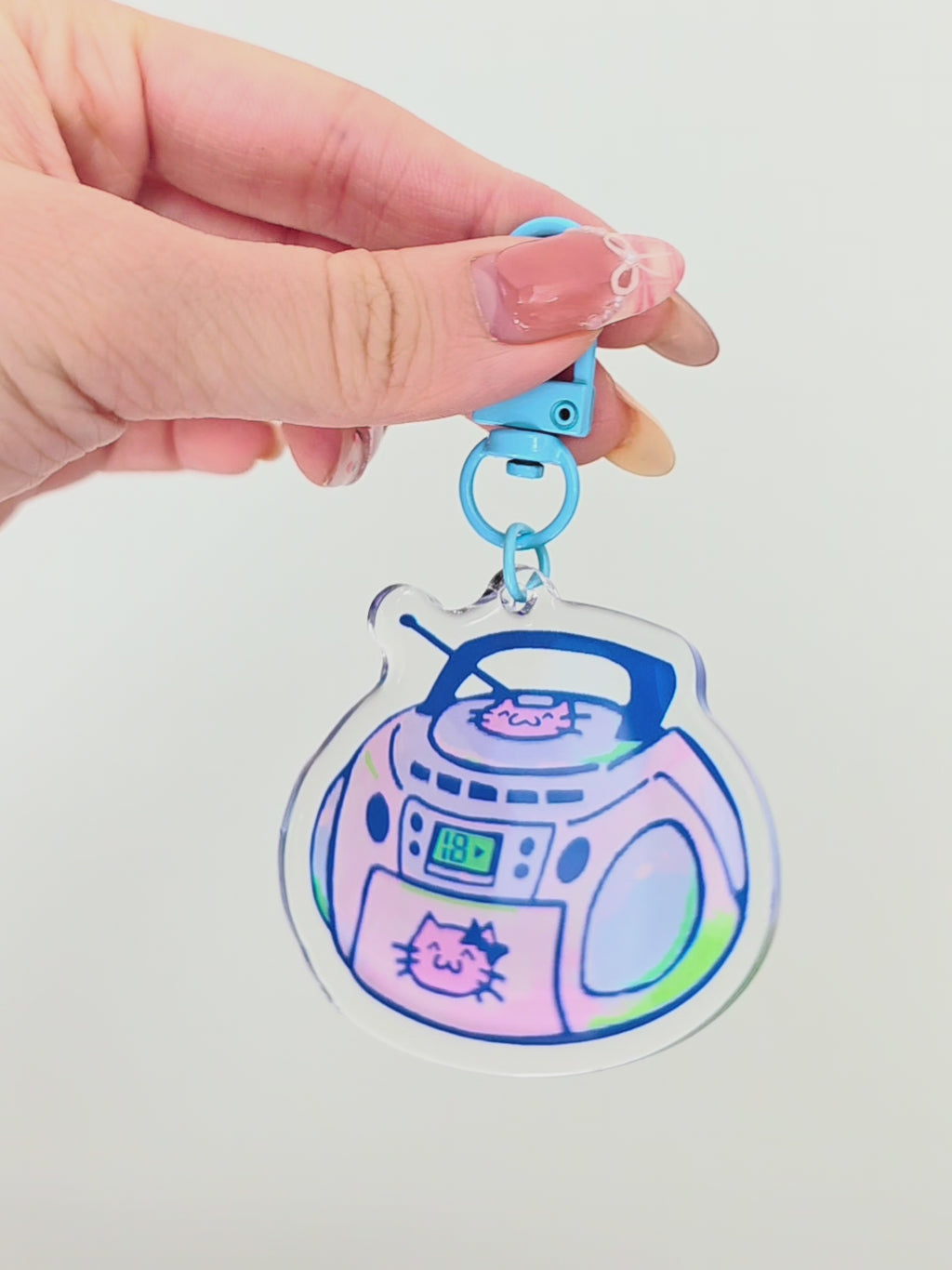 Nostalgic CD Player 𖦹 Acrylic charm