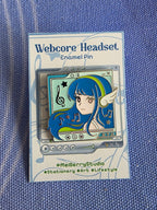 Webcore Headset | Hard Enamel Pin