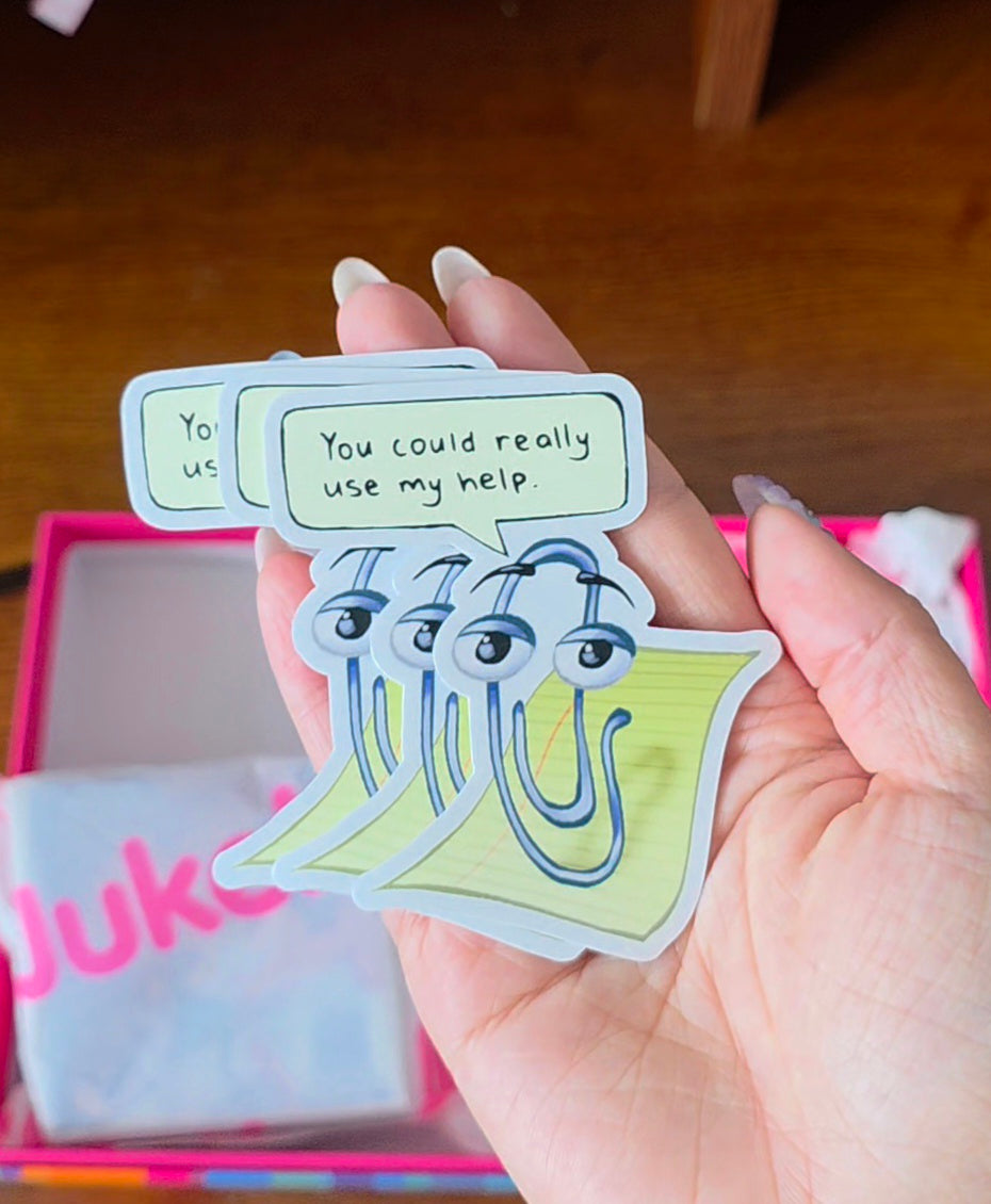 Clippy Offering ୨ৎ  Sticker