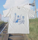 In Wait 𝜗𝜚 White Oversized T-Shirt