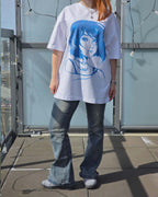 Blue Chrome 🌀 White T-Shirt
