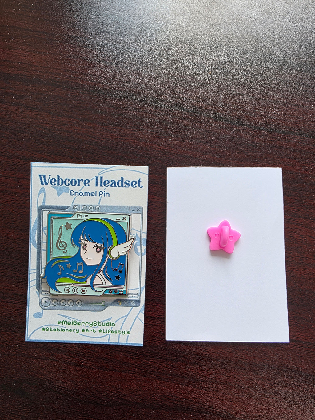 Webcore Headset | Hard Enamel Pin