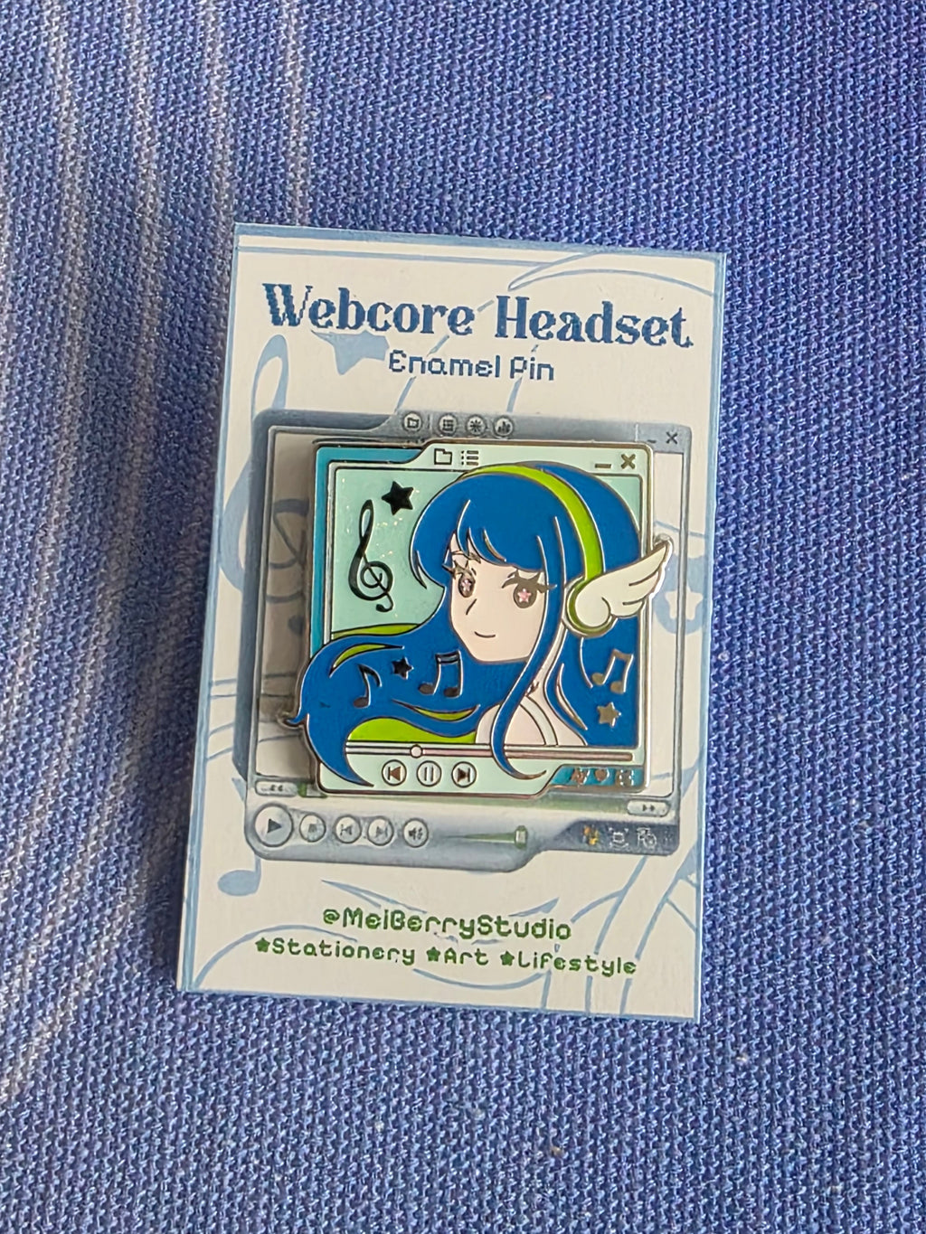 Webcore Headset | Hard Enamel Pin
