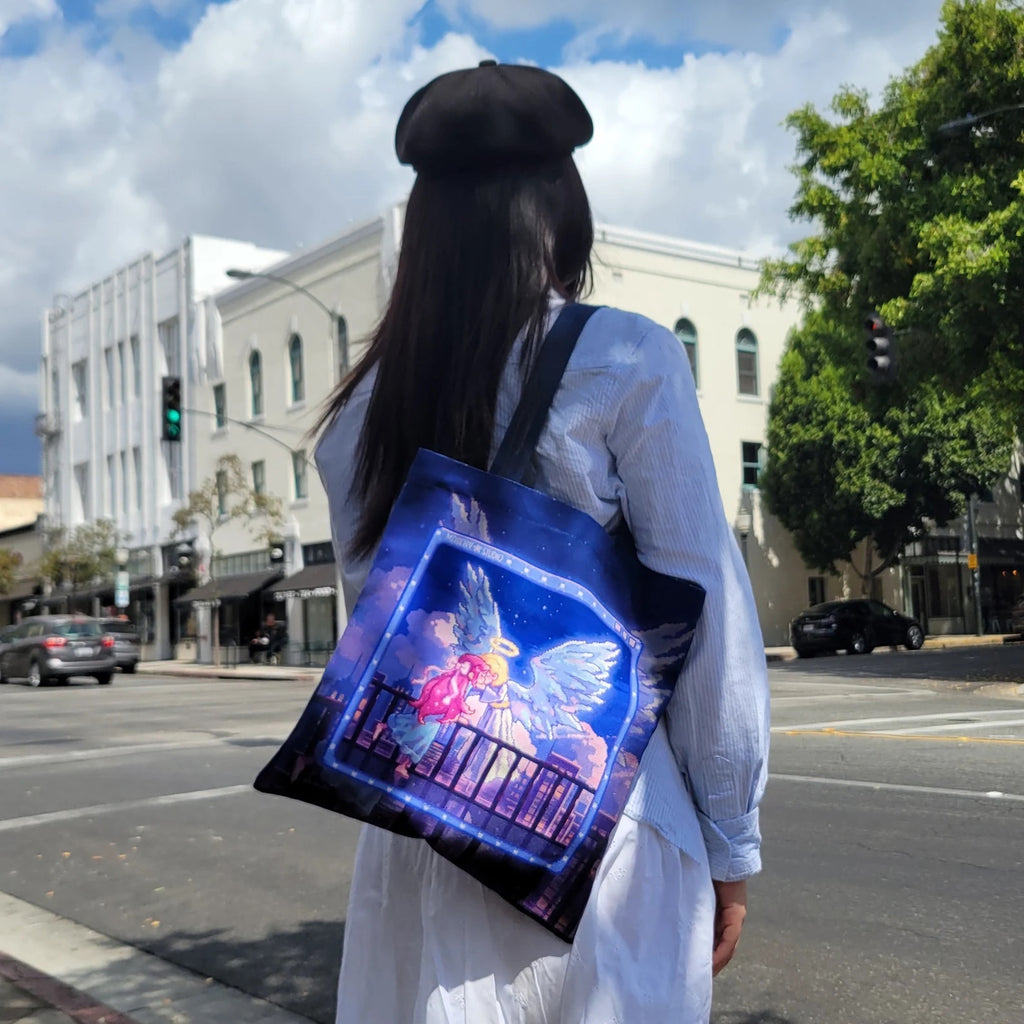 Good Night Kiss ୨ৎ Tote Bag